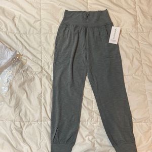 NEW!Athleta salutation jogger-heather grey. Other photos shown to reference fit.